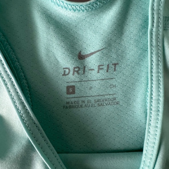 Women’s NIKE MINT GREEN Dri-Fit training tank top - Picture 5 of 9